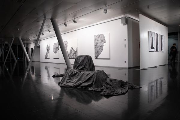 Vienna Art Week 2019 Soli Kiani -  Mahroum / Ausgeschlossen (Strabag, 18.11.2019) https://www.viennaartweek.at | Foto: eSeL Foto: eSeL.at - Lorenz Seidler
