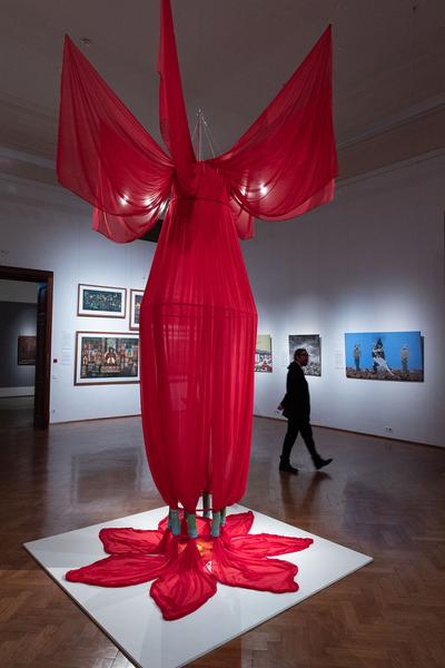 Vienna Art Week 2019: Nepal Art Now. Direktorenführung mit Christian Schicklgruber (flat 1, 19.11.2019) https://www.viennaartweek.at | Foto: eSeL Foto: eSeL.at - Lorenz Seidler