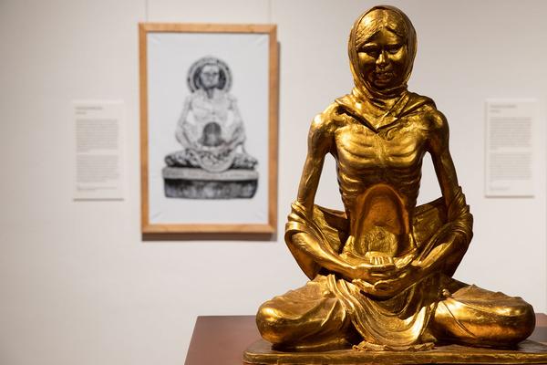 Vienna Art Week 2019: Nepal Art Now. Direktorenführung mit Christian Schicklgruber (flat 1, 19.11.2019) https://www.viennaartweek.at | Foto: eSeL Foto: eSeL.at - Lorenz Seidler