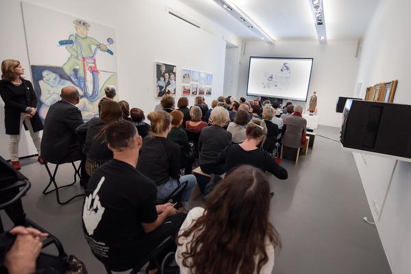 Vienna Art Week 2019: Domerstag: MUTTER.MACHT.KUNST. Screening Uli Aigner & Gespräch mit Johanna Schwanberg (20.11.2019) http://www.viennaartweek.at | http://www.dommuseum.at |  Fotos: eSeL.at - Joanna Pianka Foto: eSeL.at - Joanna Pianka