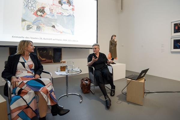 Vienna Art Week 2019: Domerstag: MUTTER.MACHT.KUNST. Screening Uli Aigner & Gespräch mit Johanna Schwanberg (20.11.2019) http://www.viennaartweek.at | http://www.dommuseum.at |  Fotos: eSeL.at - Joanna Pianka Foto: eSeL.at - Joanna Pianka