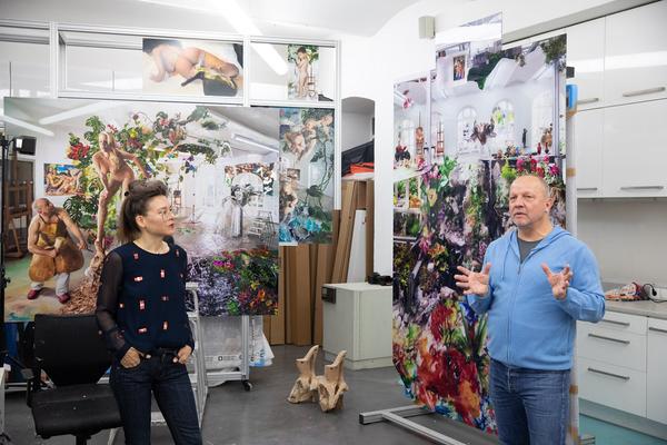 Vienna Art Week: Lois Renner @ Open Studio Days 2019 (16.11.2019) https://www.viennaartweek.at/de/open-studio-days | Foto: eSeL Foto: eSeL.at - Lorenz Seidler