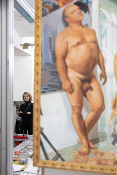 Vienna Art Week: Lois Renner @ Open Studio Days 2019 (16.11.2019) https://www.viennaartweek.at/de/open-studio-days | Foto: eSeL Foto: eSeL.at - Lorenz Seidler