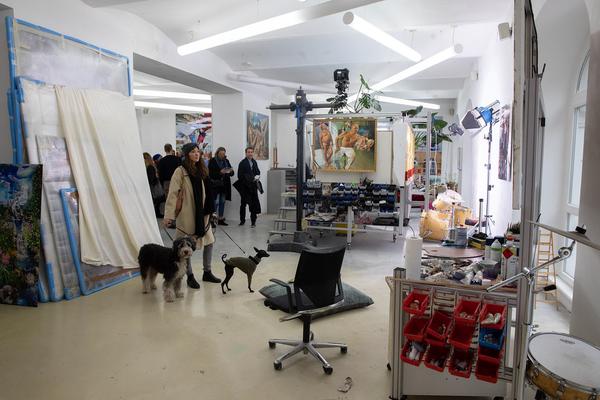 Vienna Art Week: Lois Renner @ Open Studio Days 2019 (16.11.2019) https://www.viennaartweek.at/de/open-studio-days | Foto: eSeL Foto: eSeL.at - Lorenz Seidler