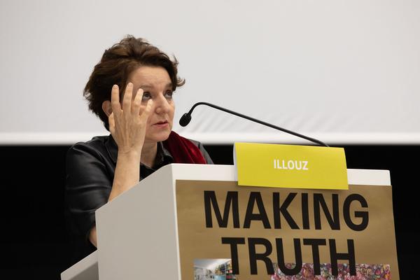 Vienna Art Week - Open Studio Days Line Up: Eva Illouz, „Truth, Bullshit and Ignorance“
(Auditorium Angewandte, 17.11.2019) https://www.viennaartweek.at | Foto: eSeL Foto: eSeL.at - Lorenz Seidler