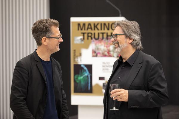 Vienna Art Week - Open Studio Days Line Up: Outside the Box – wissenschaftliche und künstlerische Erzählweisen im Spannungsfeld von Humanismus, Feminismus und Digital Data (Auditorium Angewandte, 17.11.2019) https://www.viennaartweek.at | Foto: eSeL Foto: eSeL.at - Lorenz Seidler