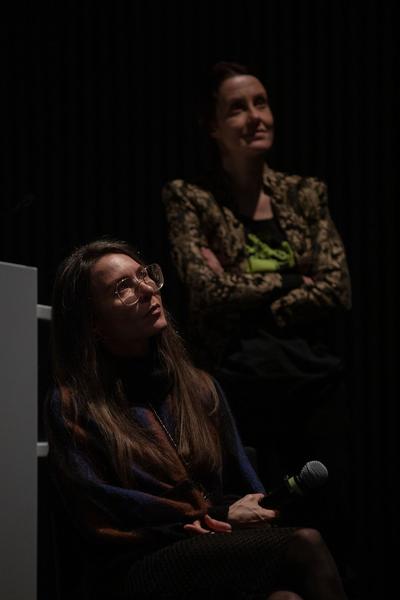 Vienna Art Week - Open Studio Days Line Up: Lisl Ponger &  Karin Ferrari im Gespräch mit Kuratorin Angela Stief (Auditorium Angewandte, 17.11.2019) https://www.viennaartweek.at | Foto: eSeL Foto: eSeL.at - Lorenz Seidler