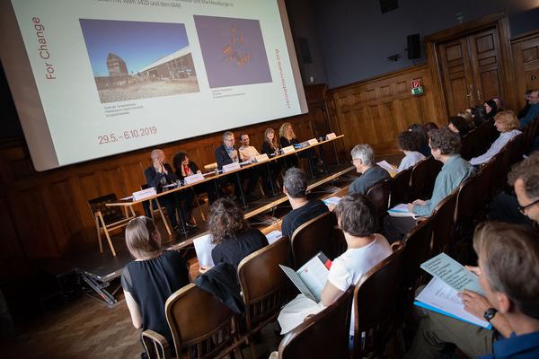 VIENNA BIENNALE 2019: Schöne Neue Werte / Brave New Virtues (29.5. - 6.10.2019, Pressekonferenz) http://www.viennabiennale.org | Foto: eSeL Foto: eSeL.at - Lorenz Seidler