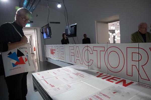 VIENNA BIENNALE 2019: Future Factory (29.5. - 6.10.2019, Pressekonferenz) http://www.viennabiennale.org/ausstellungen/detail/urbane-produktion-kreislaeufe-einer-stadt/ | Foto: eSeL Foto: eSeL.at - Lorenz Seidler