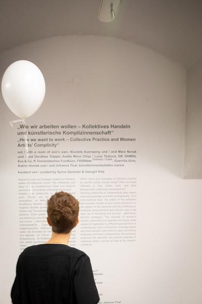 das weisse haus: "„Wie wir arbeiten wollen – Kollektives Handeln und künstlerische Komplizinnenschaft“(02.10. – 9.11.2019) https://w.dasweissehaus.at | Foto: eSeL Foto: eSeL.at - Lorenz Seidler