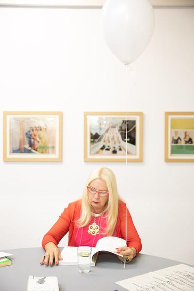 das weisse haus: "„Wie wir arbeiten wollen – Kollektives Handeln und künstlerische Komplizinnenschaft“(02.10. – 9.11.2019) https://w.dasweissehaus.at | Foto: eSeL Foto: eSeL.at - Lorenz Seidler