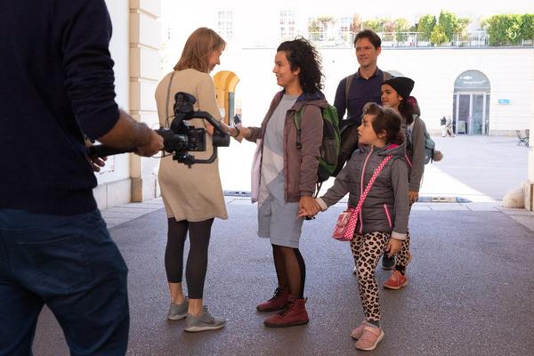 AzW Stadtlabor: Wie Wir Wohnen. Schlüsselübergabe (21.9.2019) https://stadtlabore.wien.gv.at/site/willst-du-hier-wohnen | Foto: eSeL Foto: eSeL.at - Lorenz Seidler