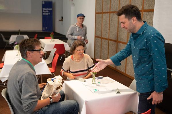 AzW Stadtlabor: Wie Wir Wohnen. Schlüsselübergabe (21.9.2019) https://stadtlabore.wien.gv.at/site/willst-du-hier-wohnen | Foto: eSeL Foto: eSeL.at - Lorenz Seidler
