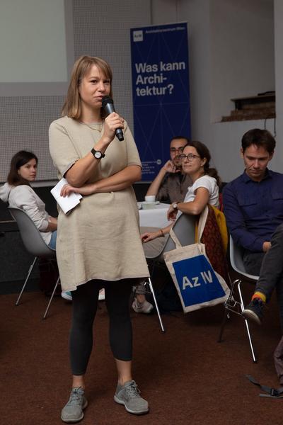 AzW Stadtlabor: Wie Wir Wohnen. Schlüsselübergabe (21.9.2019) https://stadtlabore.wien.gv.at/site/willst-du-hier-wohnen | Foto: eSeL Foto: eSeL.at - Lorenz Seidler