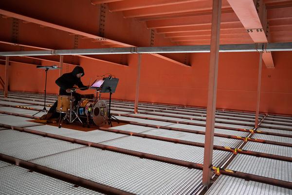 Wien Modern: Modified Grounds (Brigittenauer Brücke, 3.11.2019) https://esel.at/termin/103686 | Foto: eSeL Foto: eSeL.at - Lorenz Seidler