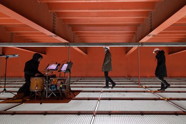 Wien Modern: Modified Grounds (Brigittenauer Brücke, 3.11.2019) https://esel.at/termin/103686 | Foto: eSeL Foto: eSeL.at - Lorenz Seidler