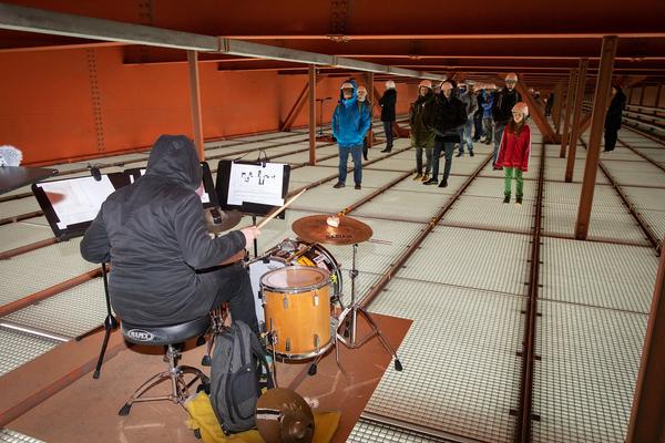 Wien Modern: Modified Grounds (Brigittenauer Brücke, 3.11.2019) https://esel.at/termin/103686 | Foto: eSeL Foto: eSeL.at - Lorenz Seidler