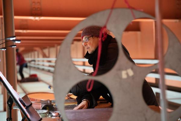 Wien Modern: Modified Grounds (Brigittenauer Brücke, 3.11.2019) https://esel.at/termin/103686 | Foto: eSeL Foto: eSeL.at - Lorenz Seidler