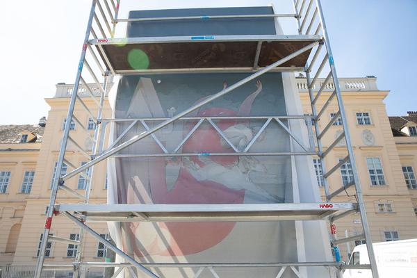 Q21: Alles wird Gut (MuseumsQuartier Vorplatz, seit 16.4.2020) http://www.q21.at | https://artis.love/wrk/alles-wird-gut-mq-wien | Foto: eSeL Foto: eSeL.at - Lorenz Seidler
