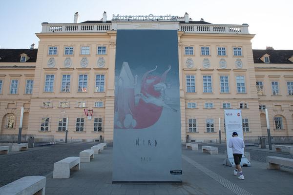Q21: Alles wird Gut (MuseumsQuartier Vorplatz, seit 16.4.2020) http://www.q21.at | https://artis.love/wrk/alles-wird-gut-mq-wien | Foto: eSeL Foto: eSeL.at - Lorenz Seidler