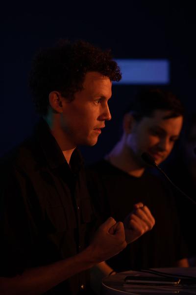 MuseumsQuartier Wien: Bilderbuch - Approximation (frei_raum Q21 exhibition space, 27.2.2020, Pressekonferenz) https://www.mqw.at/programm/2020/approximation-by-bilderbuch/ | Foto: eSeL Foto: eSeL.at - Lorenz Seidler