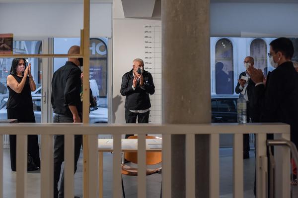 xhibit E: Preisverleihuung Birgit-Jürgenssen-Preis 2020: Jannik Franzen (17.9.2020) https://www.akbild.ac.at/Portal/universitaet/uber-uns/news/birgit-juergenssen-preis-2020-geht-an-jannik-franzen | Foto: eSeL.at - Joanna Pianka