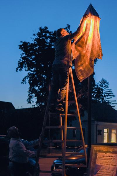 Kunst im öffentlichen Raum Niedersterreich: Blicke und Bewegungen: Innen und Außen - Nosferatu (21.8.2020) https://esel.at/termin/106189 | Foto: Joanna Pianka Foto: Joanna Pianka