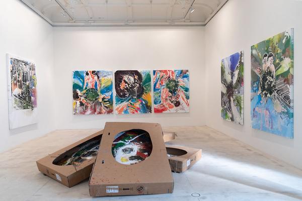 Galerie Krinzinger: Christian Eisenberger (5.11.2020 - 30.1.2021) https://esel.at/termin/107893 | Foto: eSeL Foto: eSeL.at - Lorenz Seidler