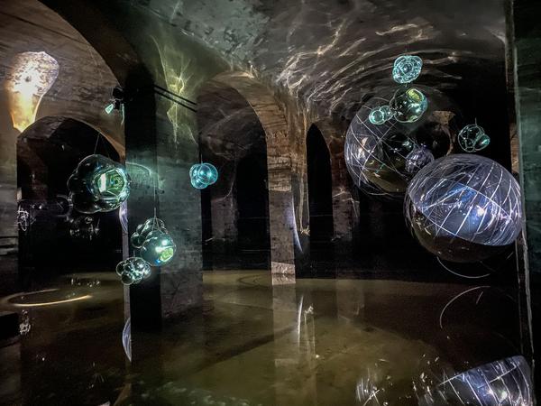 Cisternerne Kopenhagen: Tomas Saraceno (2.6.2020 - 30.11.2021) https://cisternerne.dk/en | Foto: eSeL