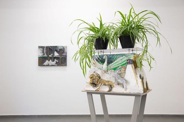 Vin Vin - curated by Emily Watlington: "Crumple" (5.9. - 26.9.2020) https://esel.at/termin/106752 | Foto: eSeL Foto: eSeL.at - Lorenz Seidler