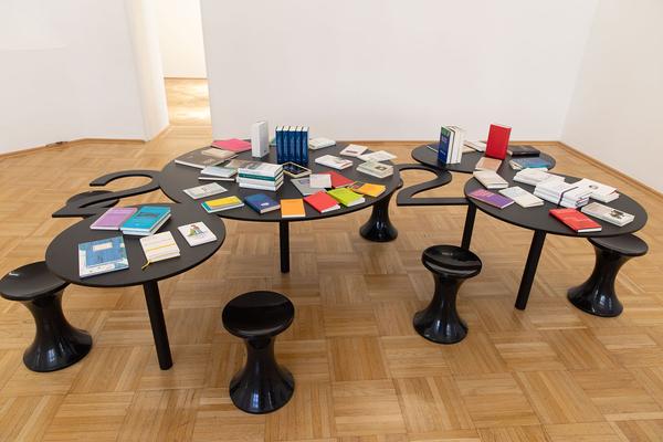 Galerie nächst St. Stephan - curated by Hans Ulrich Obrist: "Schutzgeister" - Friederike Mayröcker (5.9. - 10.10.2020) https://esel.at/termin/106747 | Foto: eSeL Foto: eSeL.at - Lorenz Seidler