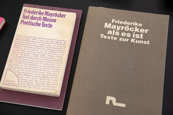 Galerie nächst St. Stephan - curated by Hans Ulrich Obrist: "Schutzgeister" - Friederike Mayröcker (5.9. - 10.10.2020) https://esel.at/termin/106747 | Foto: eSeL Foto: eSeL.at - Lorenz Seidler