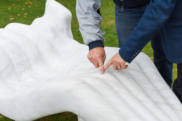 Kunst im öffentlichen Raum Niederösterreich: Flaka Haliti: Manufactured for the purpose of fainting (after screaming) (Schloßpark Grafenegg, 10.10.2020) https://esel.at/termin/106976/flaka-haliti-manufactured-for-the-purpose-of-fainting-after-screaming | Foto: Joanna Pianka Foto: eSeL.at - Joanna Pianka