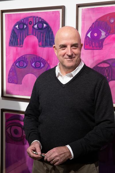 Galerie Smolka: Hubert Schmalix  - Opernballplakat (12.2.2020) https://esel.at/termin/104896 | Foto: eSeL Foto: eSeL.at - Lorenz Seidler