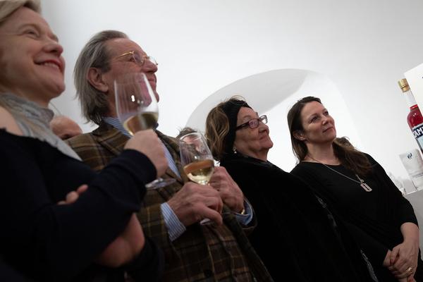 Galerie Smolka: Hubert Schmalix  - Opernballplakat (12.2.2020) https://esel.at/termin/104896 | Foto: eSeL Foto: eSeL.at - Lorenz Seidler