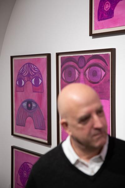 Galerie Smolka: Hubert Schmalix  - Opernballplakat (12.2.2020) https://esel.at/termin/104896 | Foto: eSeL Foto: eSeL.at - Lorenz Seidler