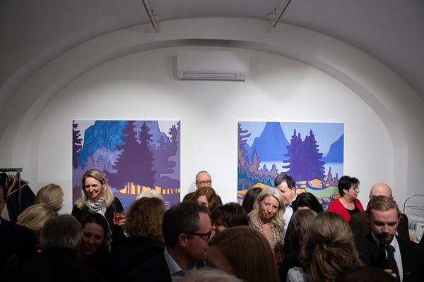 Galerie Smolka: Hubert Schmalix  - Opernballplakat (12.2.2020) https://esel.at/termin/104896 | Foto: eSeL Foto: eSeL.at - Lorenz Seidler