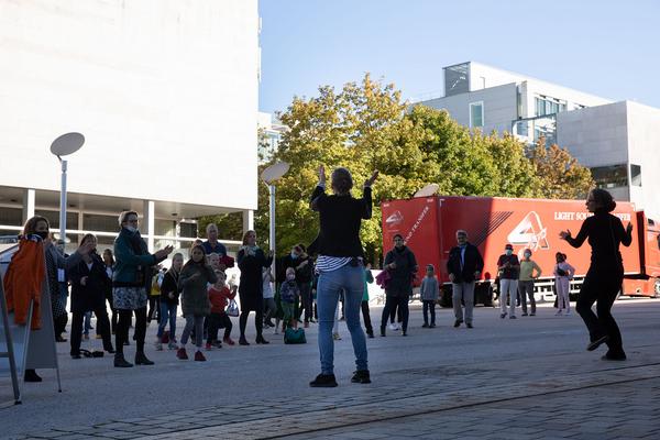 Festspielhaus St. Pölten: Robert Wilson - Dschungelbuch / Bewegte Einführung (27.9.2020) https://esel.at/termin/106928 | Foto: eSeL Foto: eSeL.at - Lorenz Seidler
