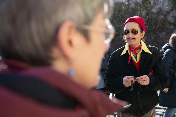 Barbara Kraus: Johnny geht spazieren (15.2.2020, Schlosspark Schönbrunn) https://tqw.at/event/johnny-geht-spazieren-kraus | Foto: eseL Foto: eSeL.at - Lorenz Seidler