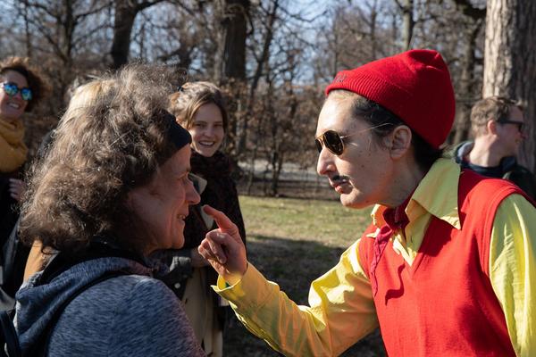 Barbara Kraus: Johnny geht spazieren (15.2.2020, Schlosspark Schönbrunn) https://tqw.at/event/johnny-geht-spazieren-kraus | Foto: eseL Foto: eSeL.at - Lorenz Seidler