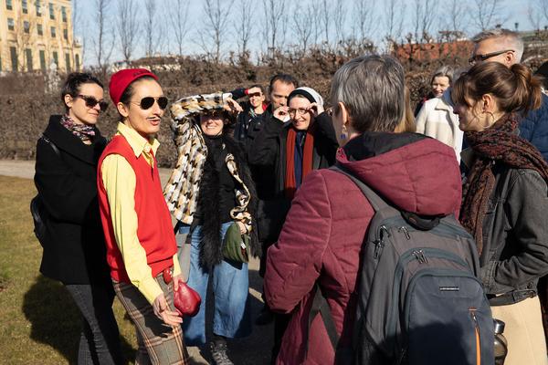 Barbara Kraus: Johnny geht spazieren (15.2.2020, Schlosspark Schönbrunn) https://tqw.at/event/johnny-geht-spazieren-kraus | Foto: eseL Foto: eSeL.at - Lorenz Seidler