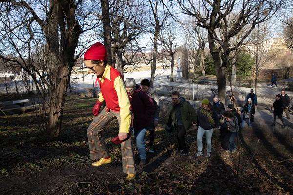 Barbara Kraus: Johnny geht spazieren (15.2.2020, Schlosspark Schönbrunn) https://tqw.at/event/johnny-geht-spazieren-kraus | Foto: eseL Foto: eSeL.at - Lorenz Seidler