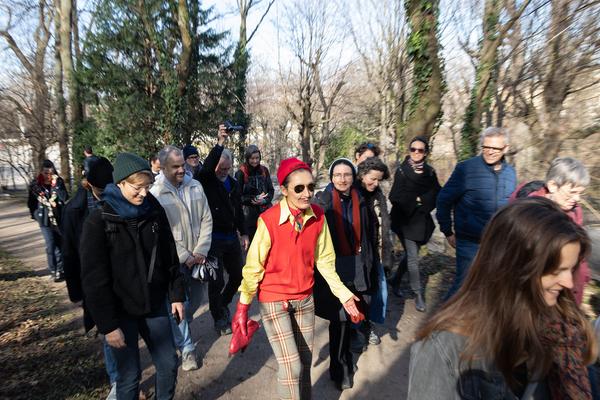 Barbara Kraus: Johnny geht spazieren (15.2.2020, Schlosspark Schönbrunn) https://tqw.at/event/johnny-geht-spazieren-kraus | Foto: eseL Foto: eSeL.at - Lorenz Seidler