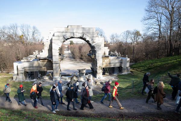 Barbara Kraus: Johnny geht spazieren (15.2.2020, Schlosspark Schönbrunn) https://tqw.at/event/johnny-geht-spazieren-kraus | Foto: eseL Foto: eSeL.at - Lorenz Seidler