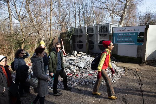 Barbara Kraus: Johnny geht spazieren (15.2.2020, Schlosspark Schönbrunn) https://tqw.at/event/johnny-geht-spazieren-kraus | Foto: eseL Foto: eSeL.at - Lorenz Seidler