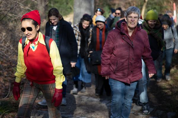 Barbara Kraus: Johnny geht spazieren (15.2.2020, Schlosspark Schönbrunn) https://tqw.at/event/johnny-geht-spazieren-kraus | Foto: eseL Foto: eSeL.at - Lorenz Seidler