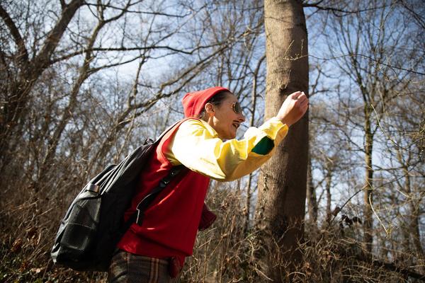 Barbara Kraus: Johnny geht spazieren (15.2.2020, Schlosspark Schönbrunn) https://tqw.at/event/johnny-geht-spazieren-kraus | Foto: eseL Foto: eSeL.at - Lorenz Seidler