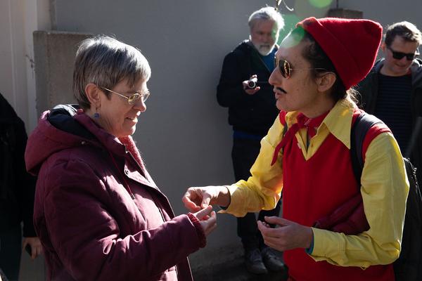 Barbara Kraus: Johnny geht spazieren (15.2.2020, Schlosspark Schönbrunn) https://tqw.at/event/johnny-geht-spazieren-kraus | Foto: eseL Foto: eSeL.at - Lorenz Seidler