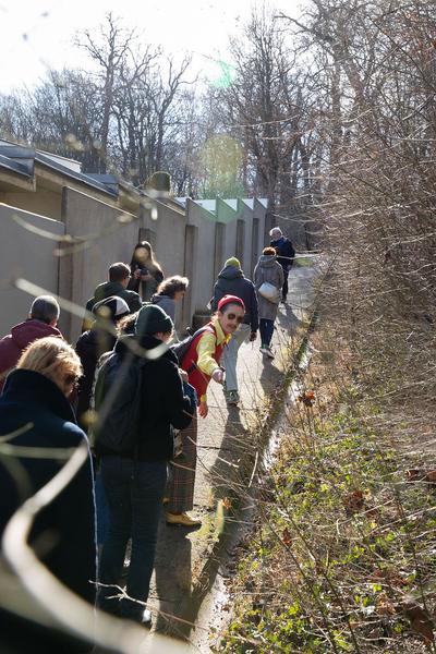 Barbara Kraus: Johnny geht spazieren (15.2.2020, Schlosspark Schönbrunn) https://tqw.at/event/johnny-geht-spazieren-kraus | Foto: eseL Foto: eSeL.at - Lorenz Seidler