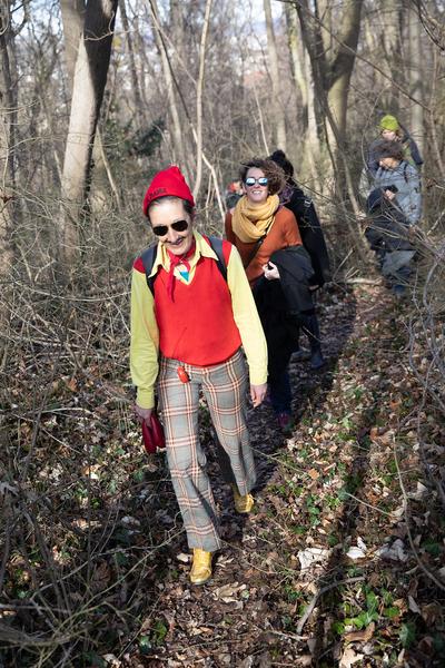Barbara Kraus: Johnny geht spazieren (15.2.2020, Schlosspark Schönbrunn) https://tqw.at/event/johnny-geht-spazieren-kraus | Foto: eseL Foto: eSeL.at - Lorenz Seidler
